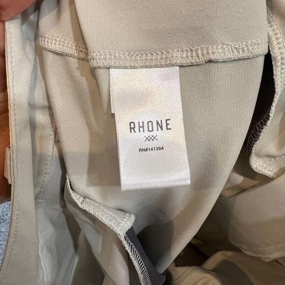 Rhone Pants Mens 41 Ivory Commuter Travel Classic Performance Snap Closure - Picture 8 of 14